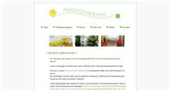 Desktop Screenshot of physio-wysocki-streich.de
