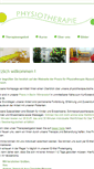Mobile Screenshot of physio-wysocki-streich.de